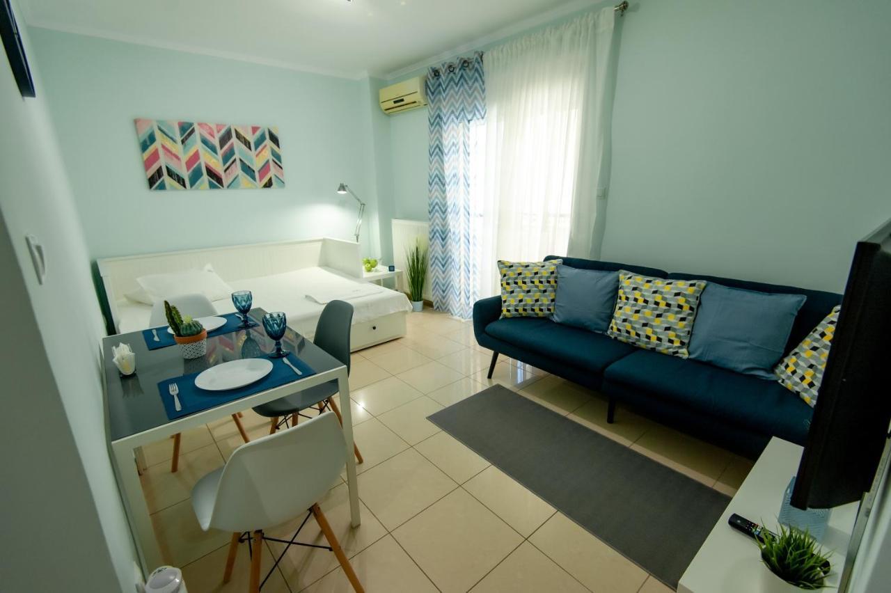 Апартаменты Aegean Studio By The Sea II Переа Экстерьер фото
