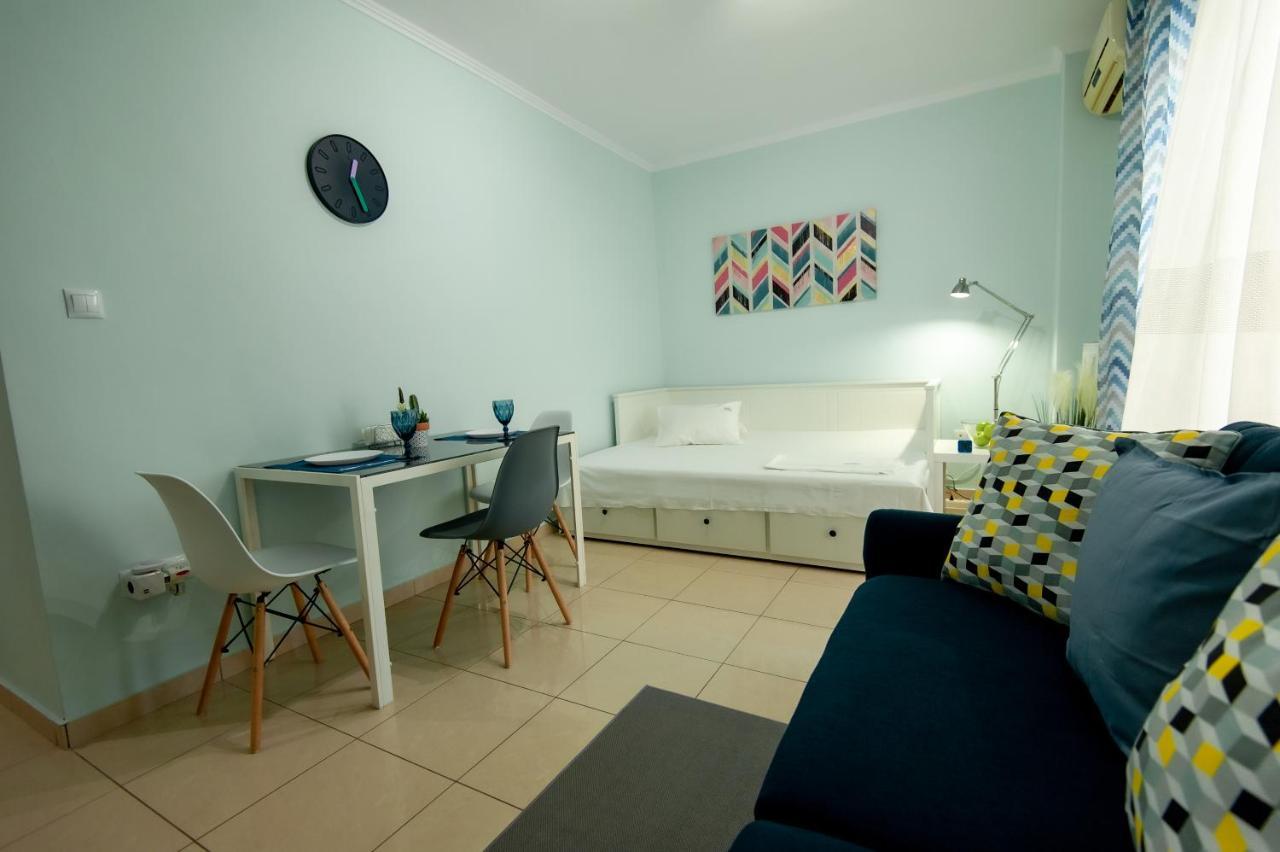 Апартаменты Aegean Studio By The Sea II Переа Экстерьер фото